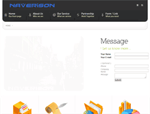 Tablet Screenshot of naverison.com